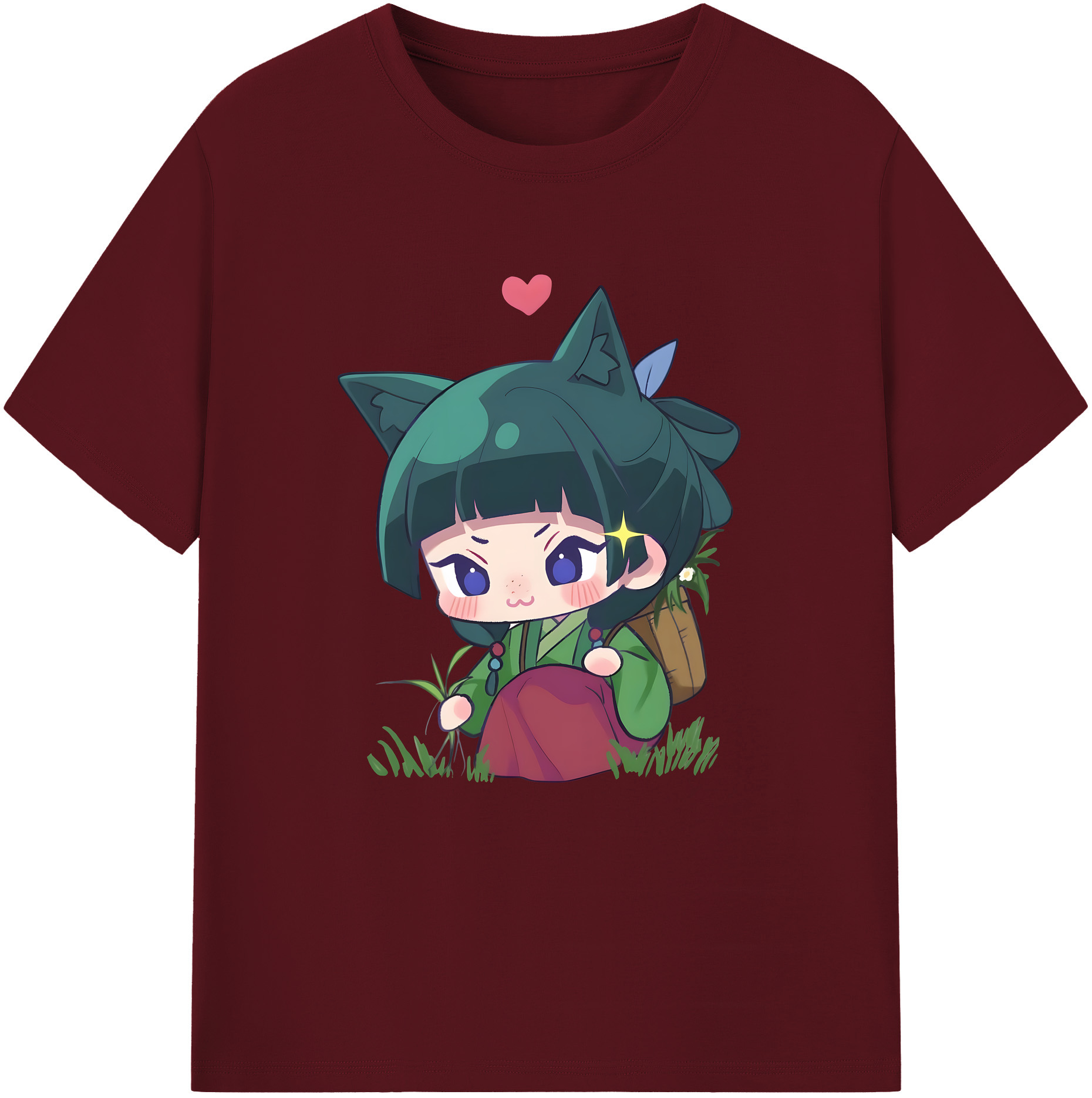 （画像用） 薬屋のひとりごと The Apothecary Diaries 綿100％半袖Tシャツ（フロントプリント）